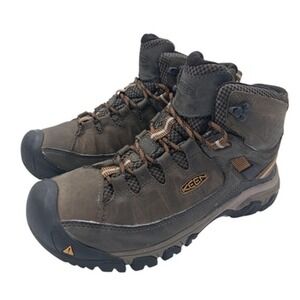 Keen Hiking Boots Mens Size 7.5 Brown Targhee EXP Mid Waterproof Outdoor